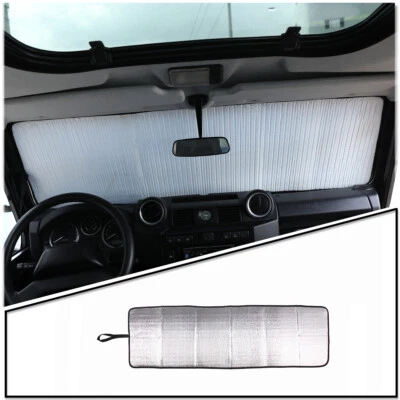 Солнцезащитные козырьки на лобовое стекло с УФ-блоком светоотражающие козырьки для Land Rover Defender 2004-18 - Изображение 1 из 4