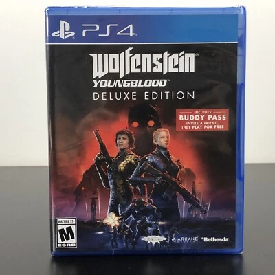 Wolfenstein: Youngblood Deluxe Edition (Sony PlayStation 4, 2019) PS4 - NEW - Image 1 of 3