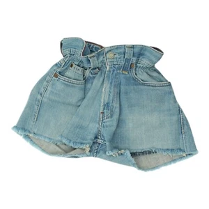 Pantalones cortos de mezclilla Levi's 506 para mujer azul cintura elástica corte personalizado | Diseñador vintage - Imagen 1 de 3