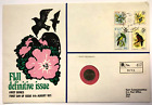FIJI 1971 First Series Definitive Issue Birds Coin & First Day Cover PNC Hutt 41