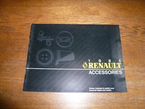 1985 American Motors Renault Accessories Sales Brochure - Vintage - Picture 1 of 5