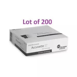 200x Beckman Coulter Counter Accuvette ST A35471 flaconcini da 25 ml per Multisizer 4e - Foto 1 di 8