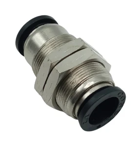 Lot of (2) Conek PM1/2 Bulkhead Union 1/2" Tube Push To Connect Fitting - Picture 1 of 2