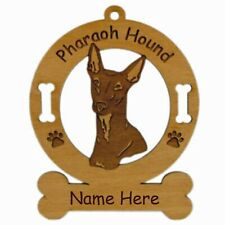 Pharaoh Hound Head Dog Ornament Personalized With Your Dogs Name 3707