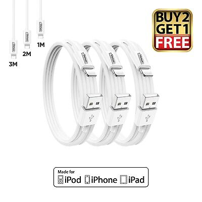 Fast Charger Sync USB Cable For Apple IPhone 5 6 7 8 X XS XR 11 12 13 Pro IPad • 2.82£