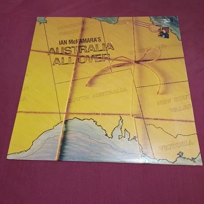 Ian McNamara's Australia All Over vinyl record  1987 LP ABC  PolyGram 1st press - Image 1 of 4