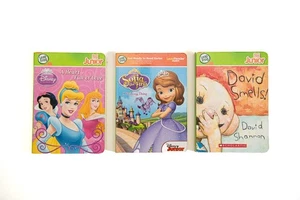 LEAP FROG TAG JUNIOR BOOK LOT 3 BOOKS Disney Princess, Sofia First, David Smells - Picture 1 of 4