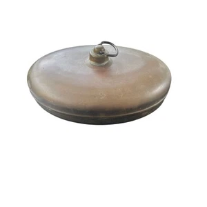 Vintage copper 11x7 oval bed warmer - Picture 1 of 5