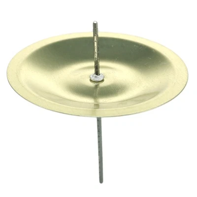 Kerzenhalter Gold mit Dorn für Adventskranz Ø5cm 36St - Bild 1 von 3