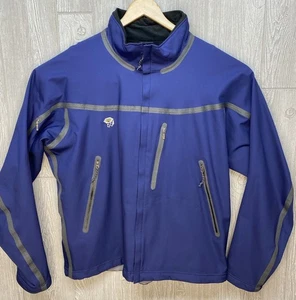 Mountain Hardwear Men’s Conduit Softshell Jacket Navy Blue Water Resistant    XL - Picture 1 of 11