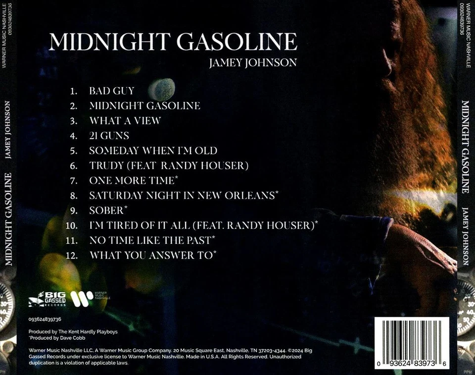 JAMEY JOHNSON MIDNIGHT GASOLINE NEW CD Foto 1 de 1