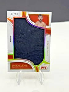 2023 Immaculate UFC Dominick Cruz # JM-DCR Jumbo Memorabilia Worn Hoodie /10 SSP - Bild 1 von 3