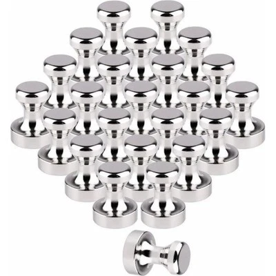 EASY-FOLIEN 10 Stück Push Pin Magnete für Magnettafel Kühlschrank Whiteboard Neodym 12x16mm