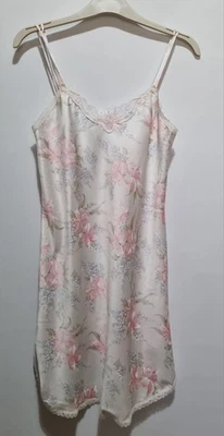 Vicling Slip Nightie Chemise (Modern Size 6-8) Pink Polyester - image 1 of 4