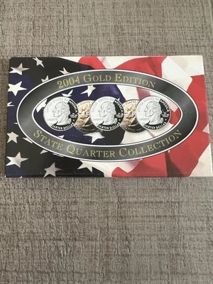 2004 State Quarter Collection Gold Edition With COA - Image 1 of 4