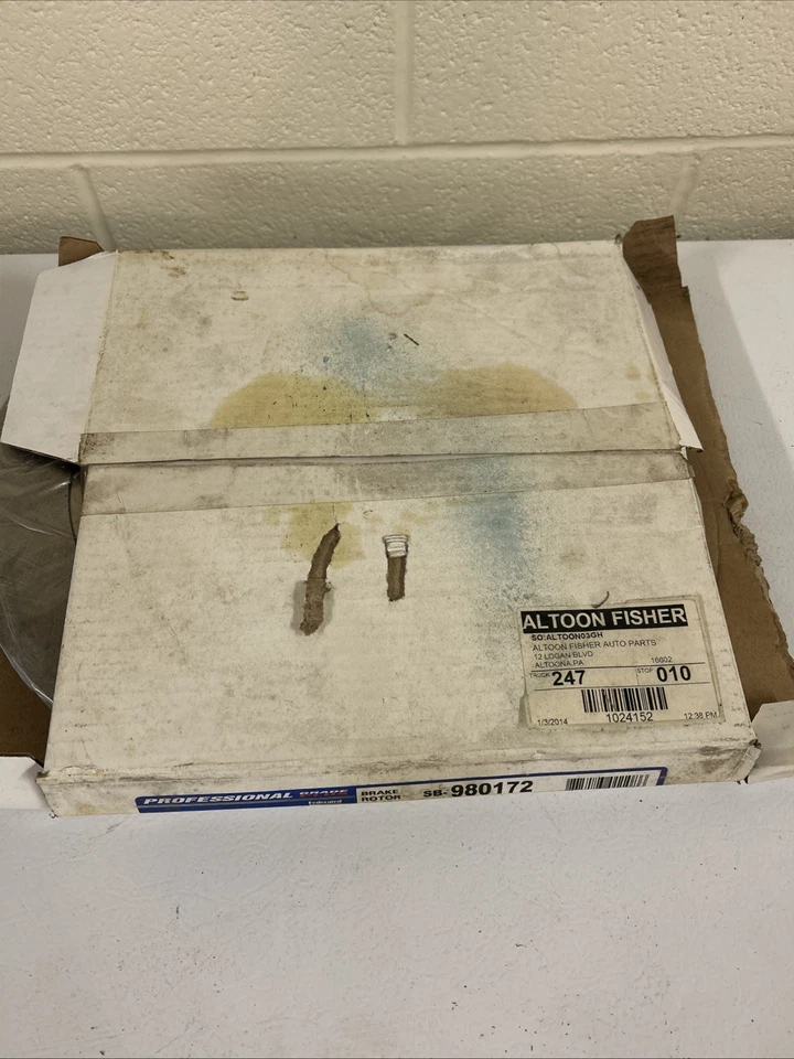 Rotor de freno trasero Professional Grade Plus SB-980172 Mazda Mx-5 Miata 12-15 Foto 1 de 3