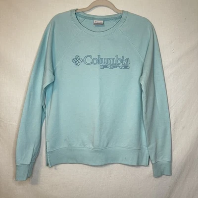 Sudadera Columbia PFG cuello redondo para mujer verde menta talla mediana usada en excelente estado Foto 1 de 4