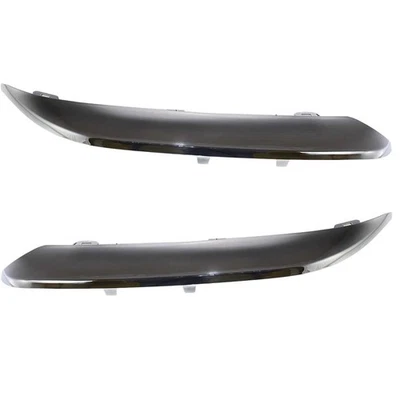 New Front Bumper Trim Set For 2005-2010 Chrysler 300 Chrome Plastic 2-Pice - Image 1 of 4