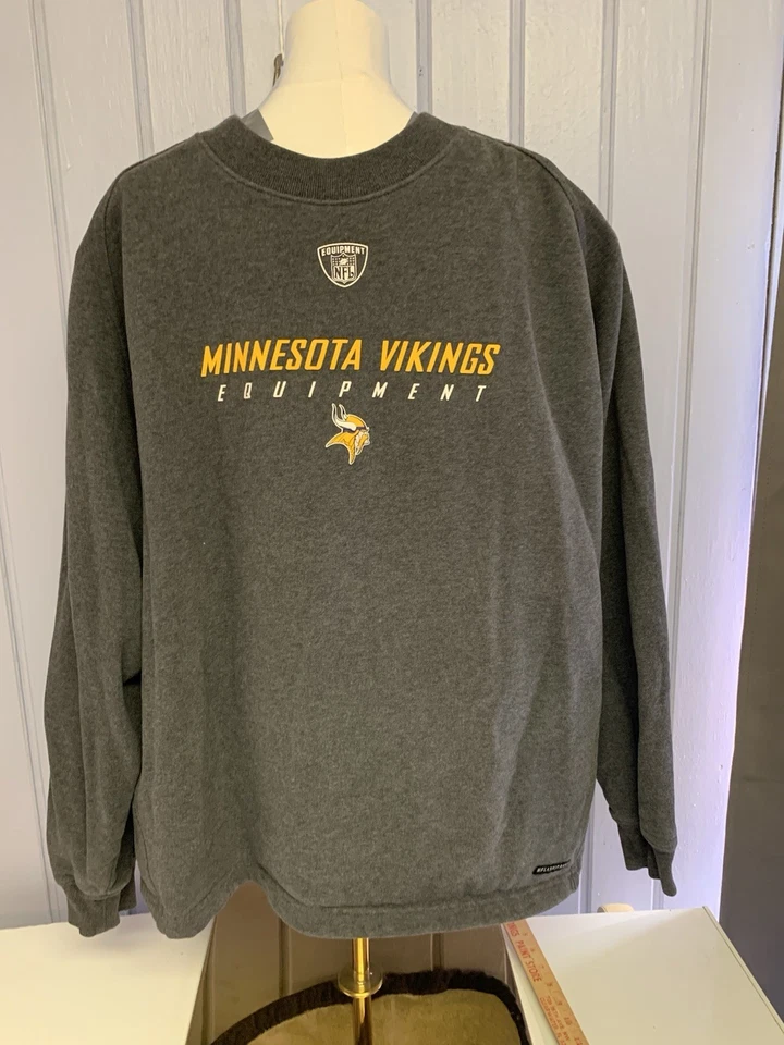 Reebok Minnesota Vikings, Sudadera Para Hombre XL, NFL Equipo de Fútbol Pullover Foto 1 de 4