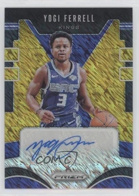 2019-20 Panini Prizm Signatures FOTL Gold Shimmer /10 Yogi Ferrell #SG-YFR Auto - Image 1 of 2