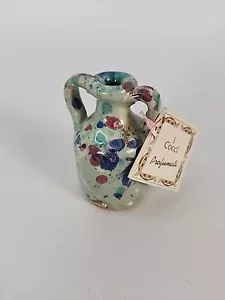 Vintage Cocci Profumati Steingut Handarbeit italienische Keramik Miniatur Krug - Bild 1 von 10