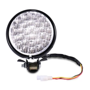 5" Retro Headlight Motorcycle LED Hi/Lo Beam Head Lamp For Honda Suzuki Yamaha - Foto 1 di 5
