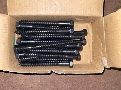 3/8x4 lag screw3/8 x4 black outdoor hex head lag screws - Image 1 of 2