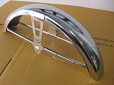 Fit KAWASAKI G7S G7T G7 CHROME FRONT FENDER BRAND NEW #BI1184# - Изображение 1 из 4