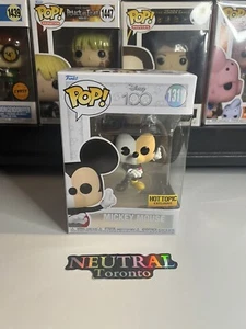 Funko POP! Disney 100th Anniversary 'Mickey Mouse Split' #1311 (Hot Topic) - Picture 1 of 6