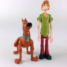 Scooby Doo Action Figure Shaggy & Dog Cartoon Doll Animal Toys Kids Gift