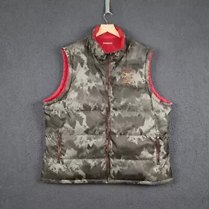 HACKETT Gilet Jacket Mens 3XL Army Polo Team Camouflage Puffer Vest Reversible - Picture 1 of 13