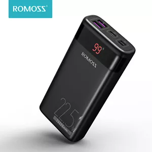 ROMOSS 20000mAh USB C Power Bank 22.5W Portable Charger, External Battery Pack - Picture 1 of 7