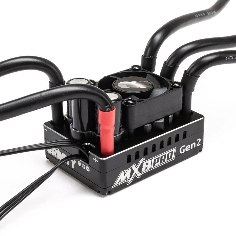 Trinity MX8 Gen2 1/8 Scale 220a ESC w/Built In Bluetooth TEP0014 - Image 1 of 2