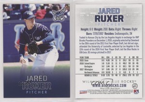 2018 Choice Wilmington Blue Rocks Jared Ruxer #21