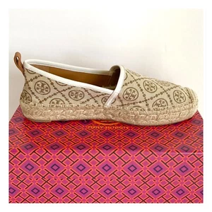 Alpargatas plataforma monograma TORY BURCH T talla 9 - Imagen 1 de 8
