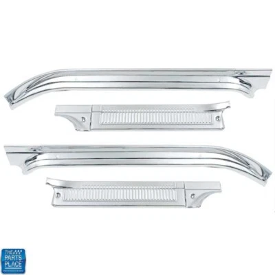 73-77 Chevy / GMC Truck Interior Sill / Scuff Plate Set LH & RH Standard Cab New - Image 1 of 3