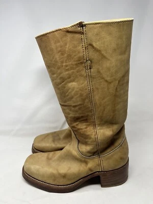 Botas para hombre Frye Banana años 70 etiqueta negra bronceado mármol campus talla 11 EE. UU. Foto 1 de 4
