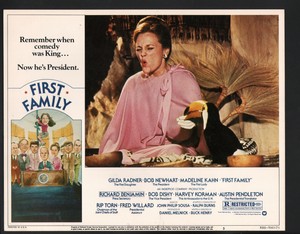First Family Lobby Card-Gilda Radner and a tucan.