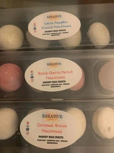 Luxury Macaroon Organic Pastry Wax Melts 6 piece - Picture 1 of 4