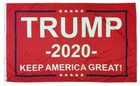 TRUMP USA 3x5FT RED FLAG DONALD TRUMP 2020 KEEP AMERICA GREAT PRESIDENT MAGA