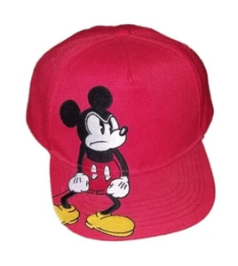 Disney's Youth Mickey Mouse Grumpy Red Adjustable Baseball Cap - Bild 1 von 3