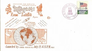 22 Jul 1970 Space Cover, Mideast Recon Satellite - Bild 1 von 1