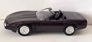 1992 Chevy Corvette Convertible AMT Ertl Promo Black Rose Metallic #6577 in Box - Picture 1 of 8
