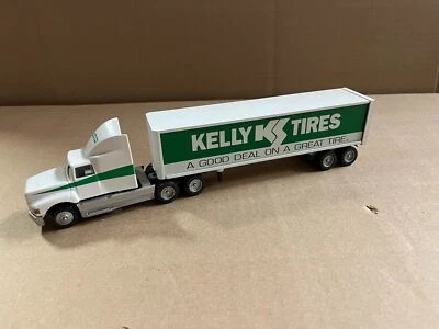 Remolque de colección Winross diecast metal Ford AeroMax camión cama neumáticos Kelly Foto 1 de 4