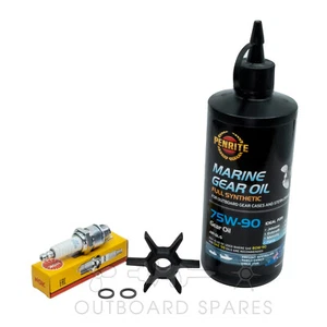 Mercury Mariner Annual Service Kit with Oils for 9.9, 15hp 2 Stroke USA Outboard - Picture 1 of 1