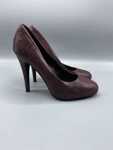 Nine West Womens Shoes Heels Burgundy Size 7M - Picture 1 of 12