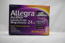 Allegra Allergy 24HR 30 Tablets fexofenadine HCl 180mg