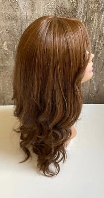 НОВЫЙ С ЯРЛЫКАМИ YAFFA ПАРИКИ 100% КОШЕРНЫЙ P. ЕВРОПЕЙСКИЕ ЧЕЛОВЕЧЕСКИЕ ВОЛОСЫ МОНО ВЕРХНИЙ PRECUT 10/7 КОРИЧНЕВЫЙ - Изображение 1 из 4