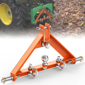 3 Point Trailer Hitch Receiver Quick Hitch Compatible for Category 1 Tractors, 3 - Picture 1 of 7
