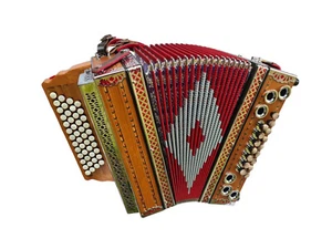 Steirische Harmonika G C F B WoidBua Sonderedition Modell Kirsche mit Zubehör - Bild 1 von 12